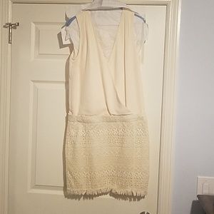 Ivory lace dress by Guess